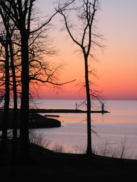 Lake Erie from the Lodge at Geneva-on-the-Lake